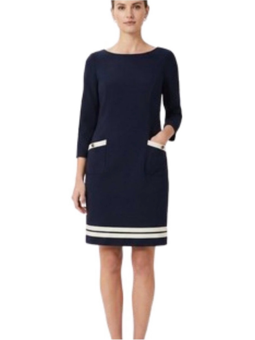 TALBOTS | Petite Boat Neck Navy Dress ⚓️ - Picture 9 of 9